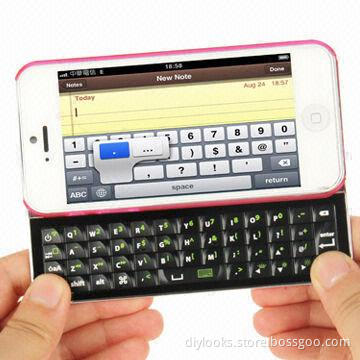 Wireless Bluetooth Magnet Ultra Thin Hard Key Keyboard for iPhone 5